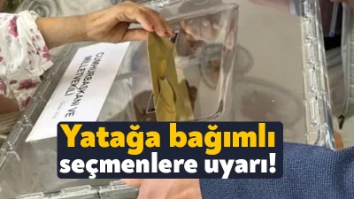 Sağlık Bakanı Fahrettin Koca, yatağa bağımlı seçmenlerin 31 Mart’ta yapılacak