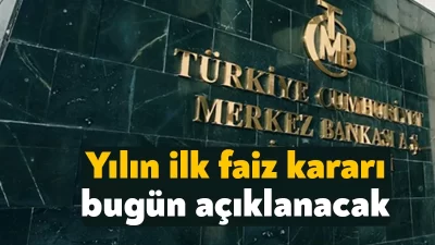 Merkez Bankası yılın ilk faiz kararını bugün açıklayacak. Ekonomistler, politika