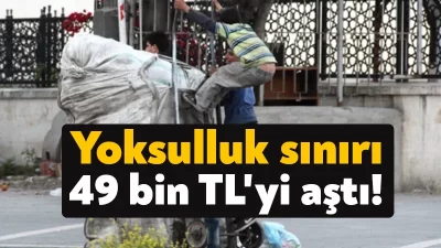 Türk-İş'in hesaplamasına göre, ocakta açlık sınırı 15 bin 48 TL'ye,