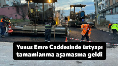 D-130 Karayoluna paralel bir cadde olan Yunus Emre Caddesi Başiskele
