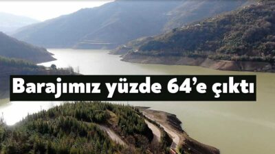 Kocaeli'deki barajlarda su seviyesinin son günlerde mevsim normalleri üzerinde seyreden