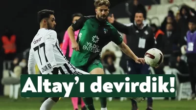 Altay deplasmanında etkili olan temsilcimiz Kocaelispor, deplasmandan 3 puan almayı