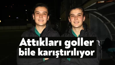 Kocaelispor Kadın Futbol Takımı'nın formasını terleten tek yumurta ikizleri Buse