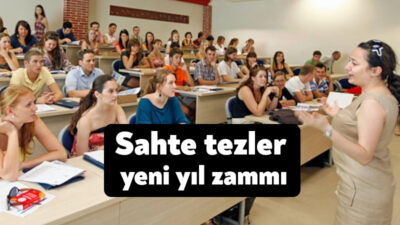 Sahte tez yazan şirketler 5 bin TL’ye yılbaşından sonra yüksek