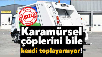 Karamürsel Belediyesi ilçe genelindeki çöplerin toplanması ve İZAYDAŞ’a taşınması için