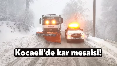 Kış mevsimine güçlü iş makinesi ve ekipmanlarla giren Büyükşehir ekipleri,