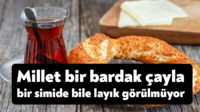 1993’te dönemin iktidarını çay-simit hesabı üzerinden eleştiren Erdoğan’ın iktidarının 22’nci