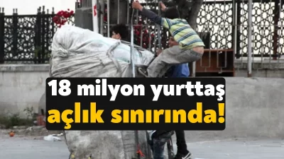 TÜİK’e göre 2023 yılında ülkedeki yoksul sayısının 18 milyonu geçtiğine