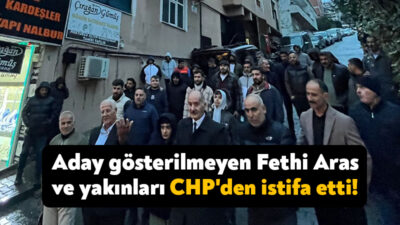 CHP'de Dilovası için tek aday adayı olan Fethi Aras, pazartesi