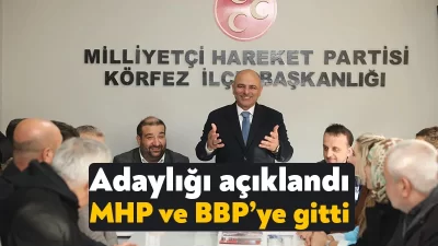 Körfez Belediye Başkanı Şener Söğüt, yeniden aday gösterildikten sonra Cumhur