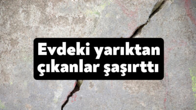 Kocaeli'de oturduğu evdeki yarığı sosyal medyada paylaşan vatandaş, betonun içindeki