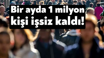Ekonomiyi yavaşlatma hamleleri işgücüne yansıdı. Geniş tanımlı işsizlik oranı yüzde