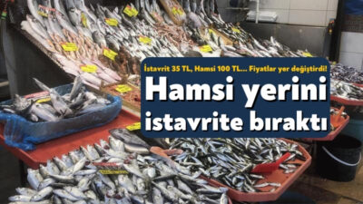 Denizlerde hamsi avının azalmasıyla birlikte tezgahlarda istavrit bolluğu yaşanmaya devam
