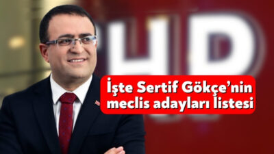 Derince Belediye Başkan Adayı olarak Sertif Gökçe’yi açıklayan CHP Derince