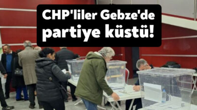 CHP Gebze İlçe Örgütü dün meclis üyelerini belirlemek için ön