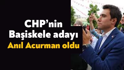 CHP’nin Başiskele adayı İlçe Başkanı Anıl Acurman oldu. Karar bugün