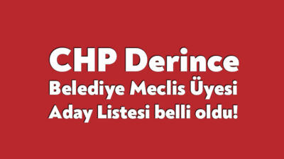 Yerel seçimlere kısa bir süre kala CHP'nin Derince Belediye Meclis