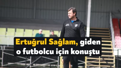  Kocaelispor Teknik Direktörü Ertuğrul Sağlam, takımla yollarını ayıran Douglas Tanque'nin