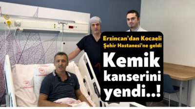 Rahatsızlığı nedeniyle Erzincan’dan Kocaeli Şehir Hastanesine gelen Alim Korkmaz, yapılan