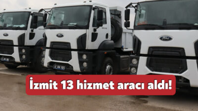Kenti araç kiralama israfından kurtararak 216 hizmet aracını İzmit halkına