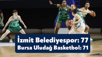 Kadınlar Basketbol Süper Ligi’nin 23. haftasında MKY İzmit Belediyespor, konuk