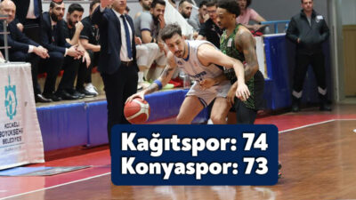 Türkiye Basketbol Ligi 25. haftasında Kocaeli Büyükşehir Belediye Kağıtspor konuk