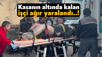 Kocaeli'nin Gebze ilçesinde kamyona kasa yüklendiği esnada vincin bağlı olduğu