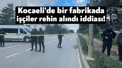 Kocaeli'nin Gebze ilçesinde bulunan P&G fabrikasında işçilerin bir kişi
