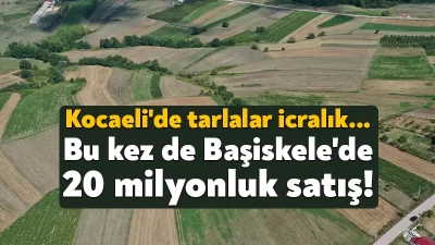 Kocaeli'de tarım arazilerinin icradan satışına yenileri ekleniyor. Tarla vasıflı taşınmazlar
