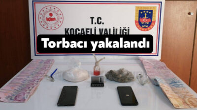 Kocaeli'nin Gebze ilçesinde bir torbacı yakalandı. Torbacının üzerinden esrar, metamfetamin,