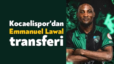 Kocaelispor, 24 yaşındaki Nijeryalı kanat oyuncusu Toheeb Emmanuel Lawal ile