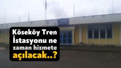 10 yılı aşkın süredir yolcu taşımacılığı yapmayan Köseköy Tren İstasyonu'nun