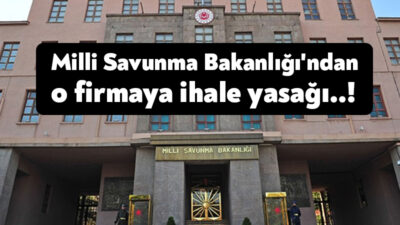 Milli Savunma Bakanlığı Kocaelili Kopuzlar İnşaat firmasıyla ilgili ihale yasağı