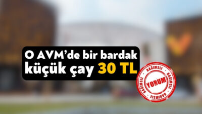 41 AVM'de bulunan bir kafedeki fiyatlar dudak uçuklatıyor. Bir bardak