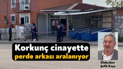 Kocaeli'nin Körfez ilçesinde yaşlı adamı işlettiği tuhafiye dükkanında göğsünden vurarak