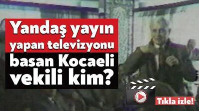 BBC Türkçe tarafından yayınlanan TRT baskını görüntülerinde döneminde SHP Kocaeli
