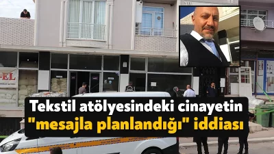 Kocaeli'nin Körfez ilçesinde makine mühendisinin tekstil atölyesinde öldürülmesine ilişkin tutuklanan