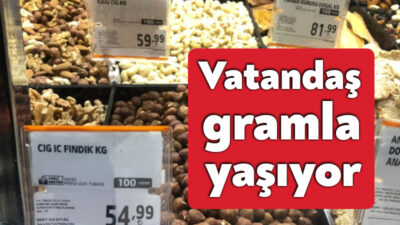 Hayat pahalılığı alışveriş yöntemini de değiştirdi. Bir avuç kuru yemiş