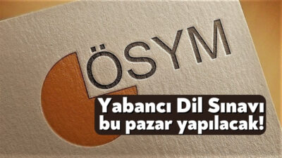 2024 yılı Yükseköğretim Kurumları Yabancı Dil Sınavı bu pazar yapılacak.