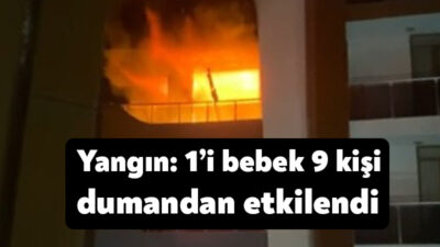 Kocaeli’nin İzmit ilçesinde bir apartmanın 4. katı alevlere teslim oldu.