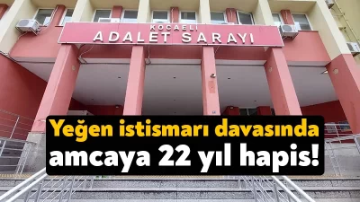 Kocaeli'de 4 yaşındaki yeğenine 10 yıl boyunca cinsel istismarda bulunduğu