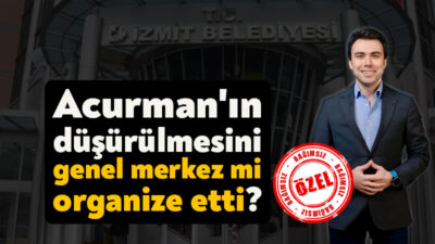 CHP Başiskele Belediye Başkan Adayı Anıl Acurman'ın adaylığının düşürülmesi ile