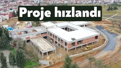 Kocaeli Büyükşehir’in Gebze bölgesine kazandıracağı Engelsiz Yaşam Merkezi’nde çalışmaların yüzde