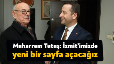 Cumhur İttifakı İzmit Belediye Başkan Adayı Muharrem Tutuş, İzmit’te faaliyet