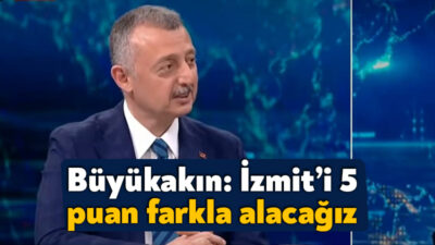 Kocaeli Büyükşehir Belediye Başkanı ve Belediye Başkan Adayı Tahir Büyükakın,