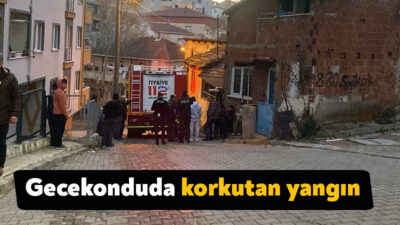 Kocaeli'de bir gecekonduda çıkan yangın, itfaiye ekiplerince büyümeden söndürüldü