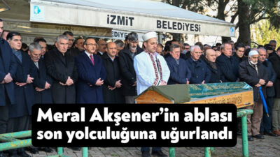 İYİ Parti Genel Başkanı Meral Akşener'in ablası Mualla Özen İzmit'te