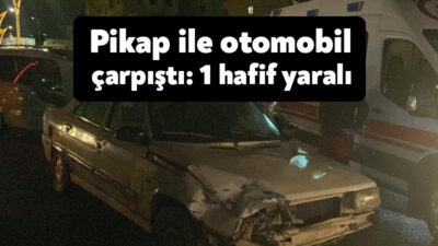 Kocaeli’nin Gebze ilçesinde pikap ile otomobilin çarpıştığı kazada bir kişi