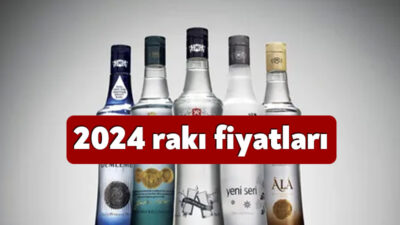 Her yıl olduğu gibi 2024 yılında da rakı fiyatlarına yapılan