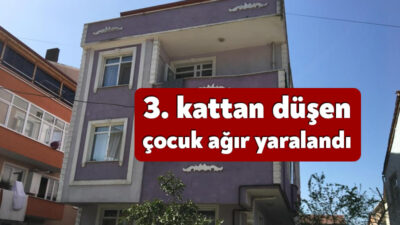 Kocaeli'nin Körfez ilçesinde 3. kattaki dairenin balkonundan düşen 1,5 yaşındaki